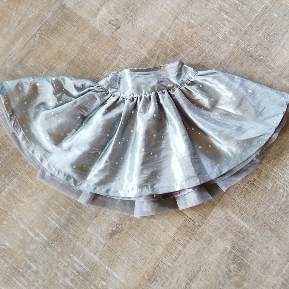 Gorgeous silver sparkly skirt